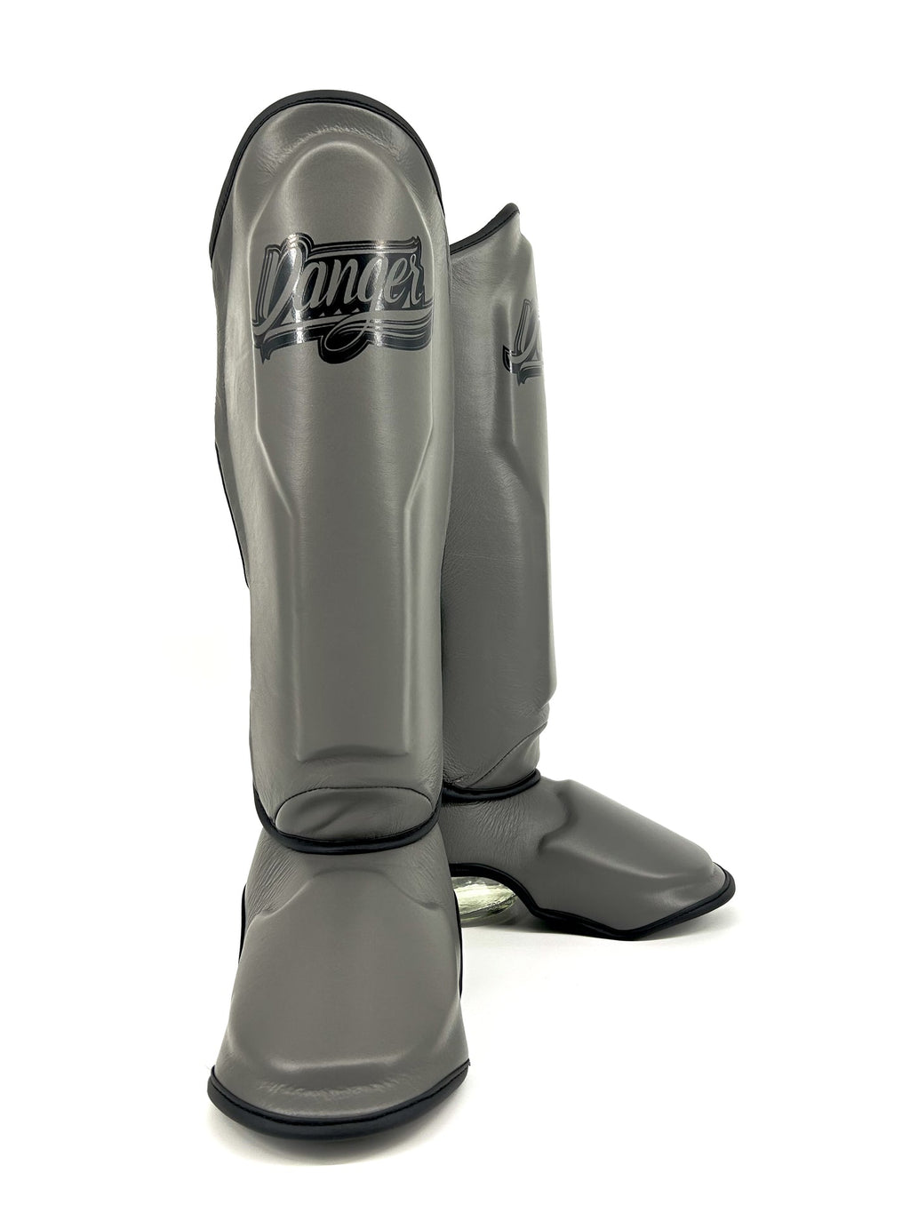 Danger Supermax Scheenbeschermers - Grey Edition - Echt Leer - Grijs