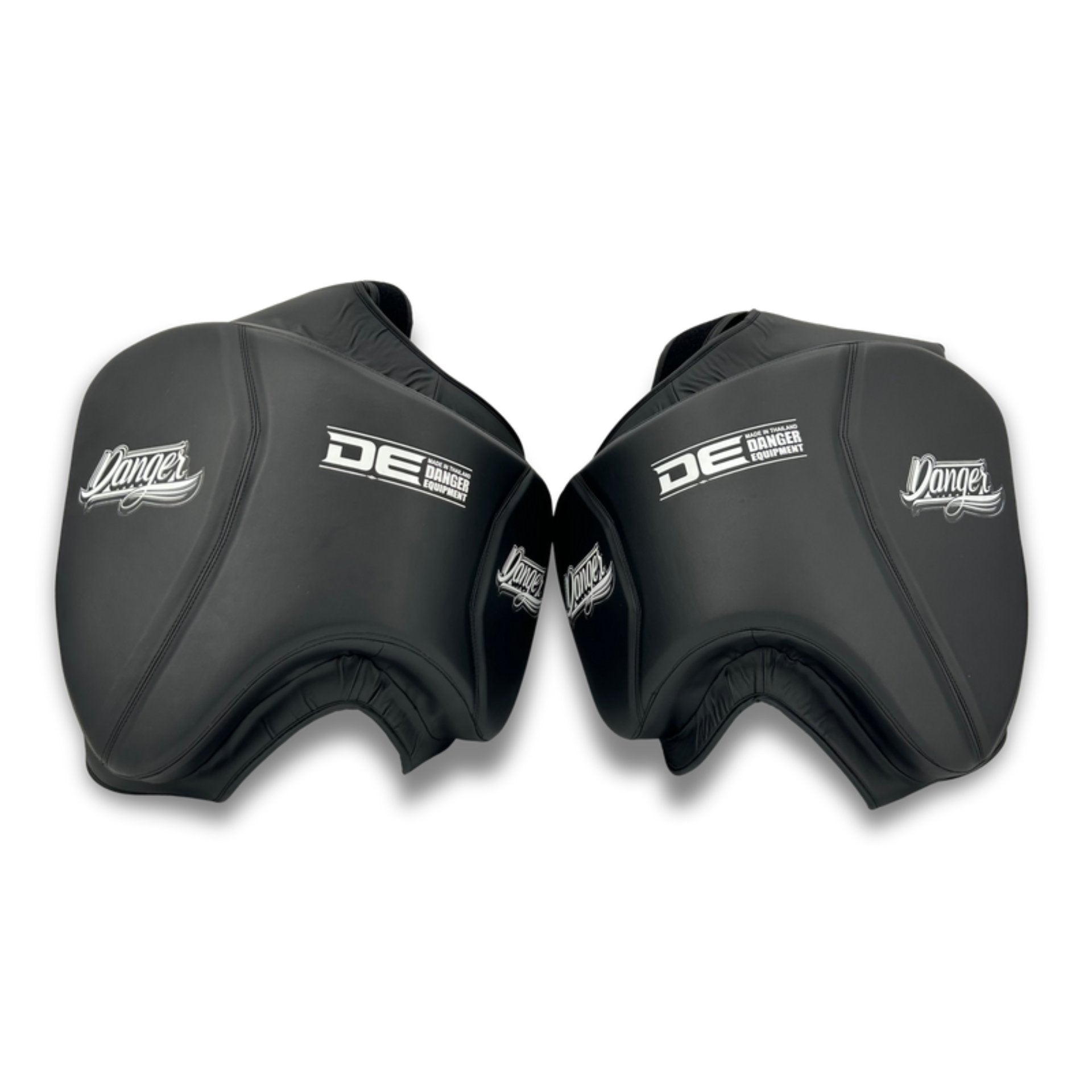 Danger Thigh Pads - Iron Man Leg Shield - 1 paar - zwart