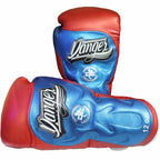 Danger Ultimate Fighter American Hero Bokshandschoenen - Semi-leer - Rood /Wit/Blauw