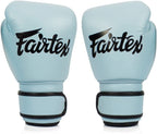 Fairtex BGV20 Genuine Leather Bokshandschoenen - echt leer - Pastel Blauw