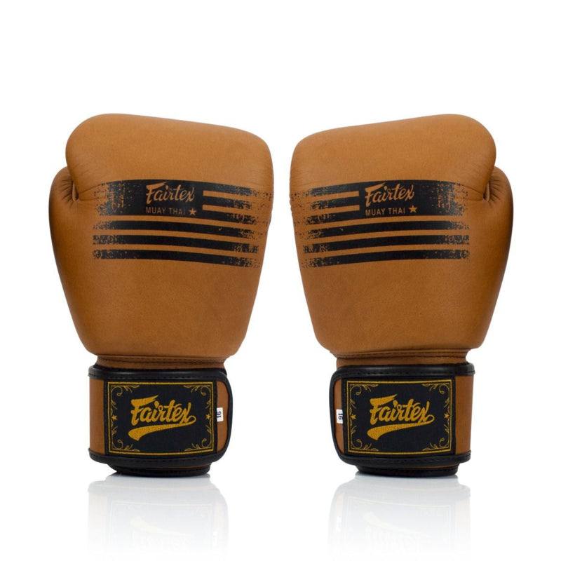 Fairtex BGV21 Legacy Bokshandschoenen - echt leer - Bruin