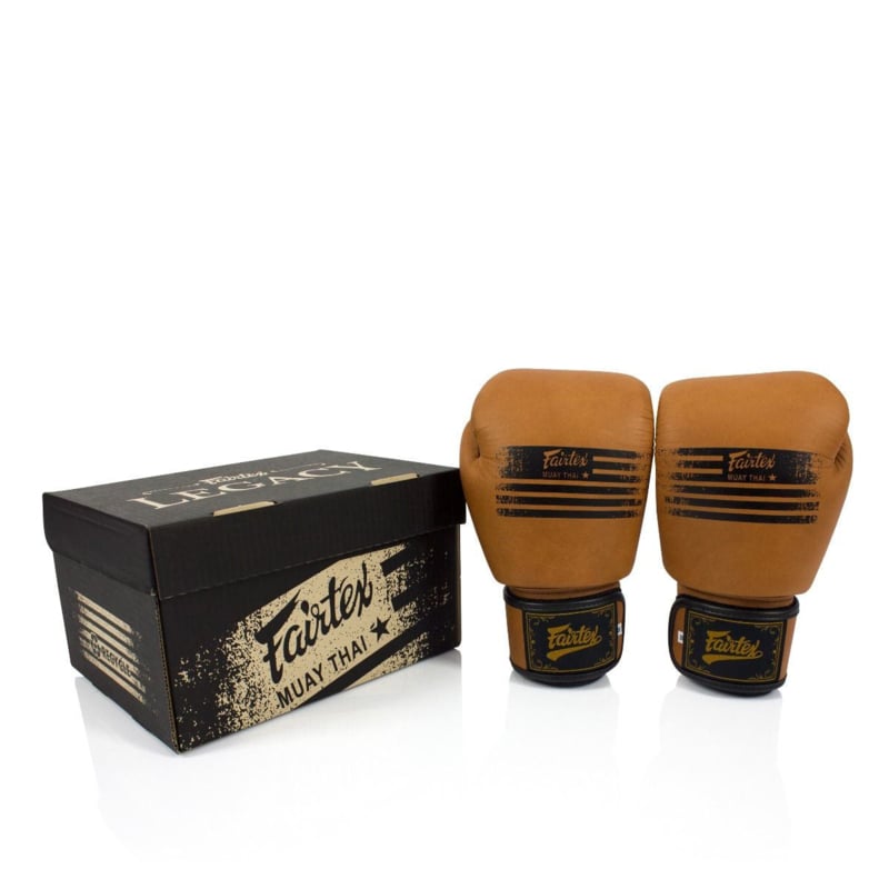 Fairtex BGV21 Legacy Bokshandschoenen - echt leer - Bruin