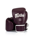 Fairtex BGV16 Bokshandschoenen -Echt Leer - Maroon
