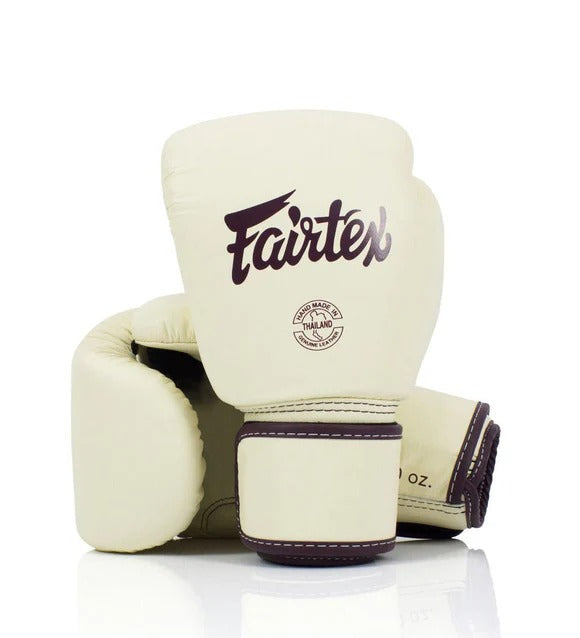 Fairtex BGV16 Bokshandschoenen - Echt Leer - Khaki