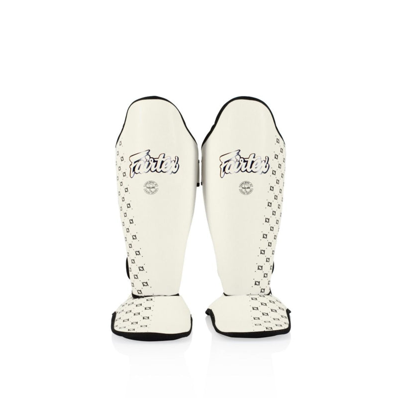 Fairtex SP5 Competition - Scheenbeschermers - Crème Wit