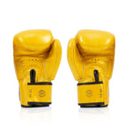 Fairtex BGV19 Deluxe "Tight-Fit" Bokshandschoenen - Goudgeel