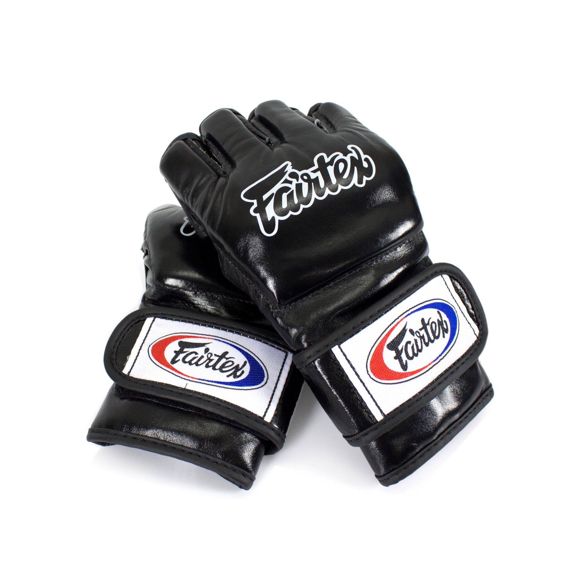 Fairtex FGV12 Grappling Handschoenen - Leer - Zwart