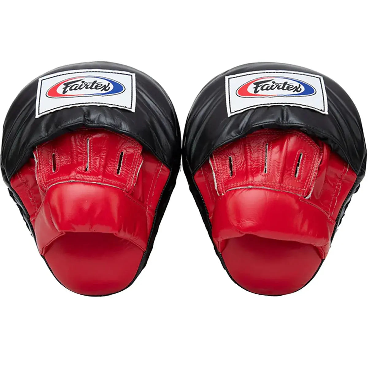 Fairtex FMV9 Ultimate Contoured Focus Mitts - Rood/Zwart