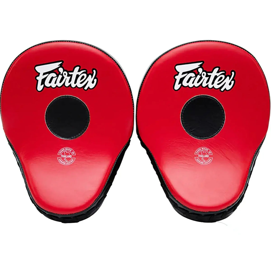 Fairtex FMV9 Ultimate Contoured Focus Mitts - Rood/Zwart