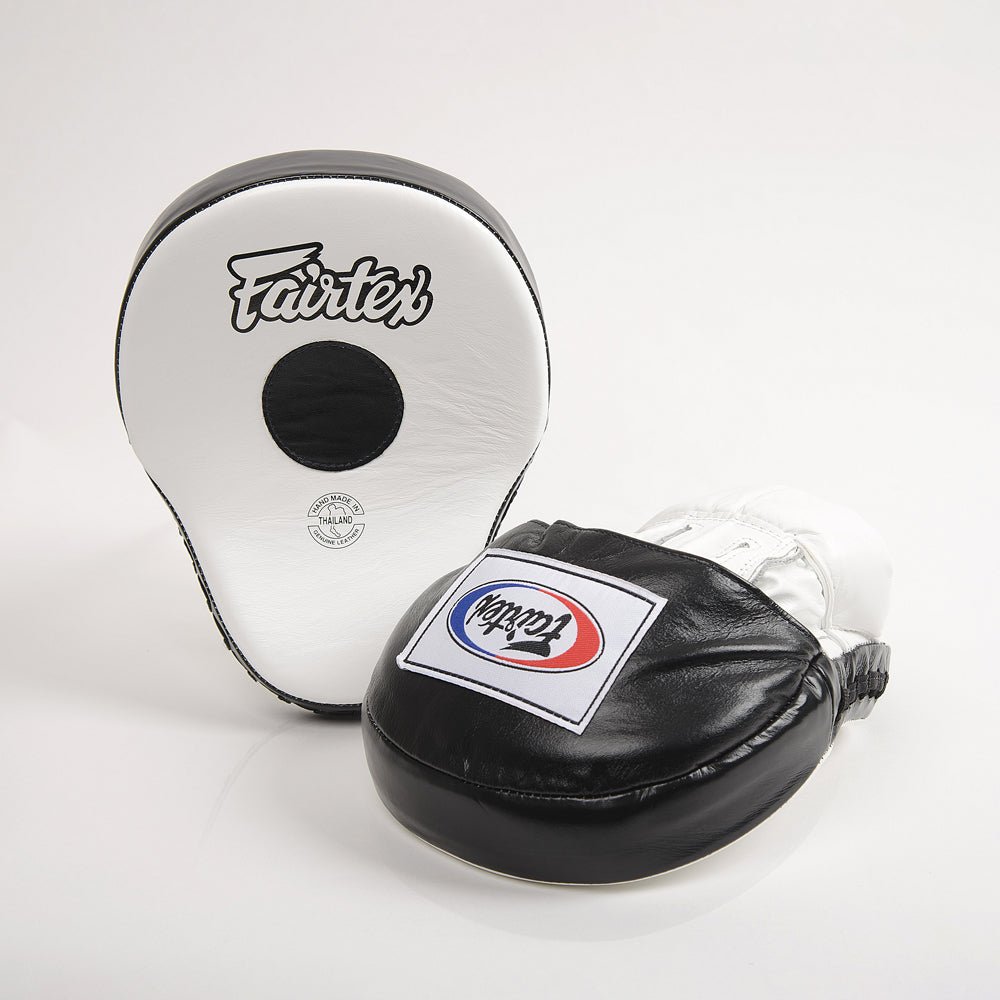 Fairtex FMV9 Ultimate Contoured Focus Mitts - Wit/Zwart