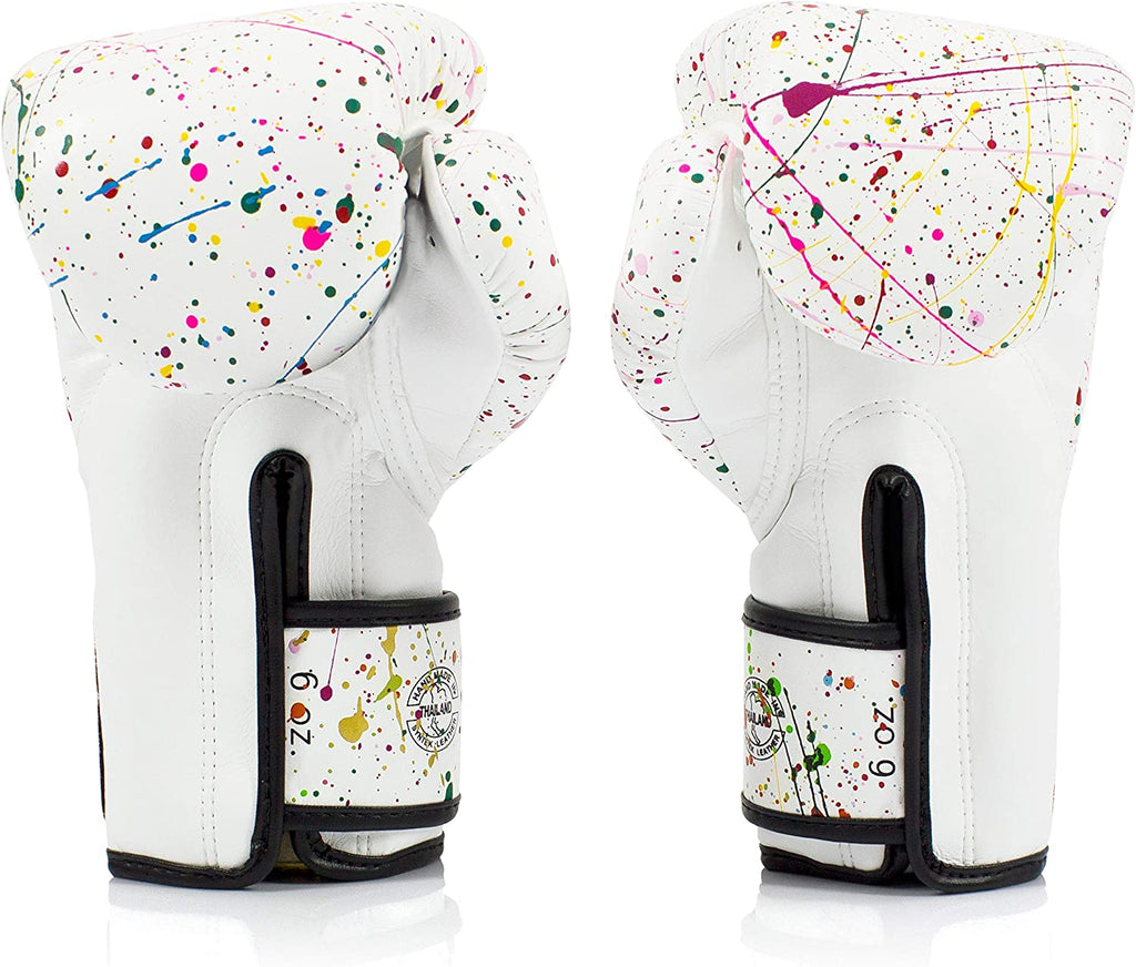 Fairtex BGV14PT Microfiber Bokshandschoenen - Art Collections - Painter - Wit