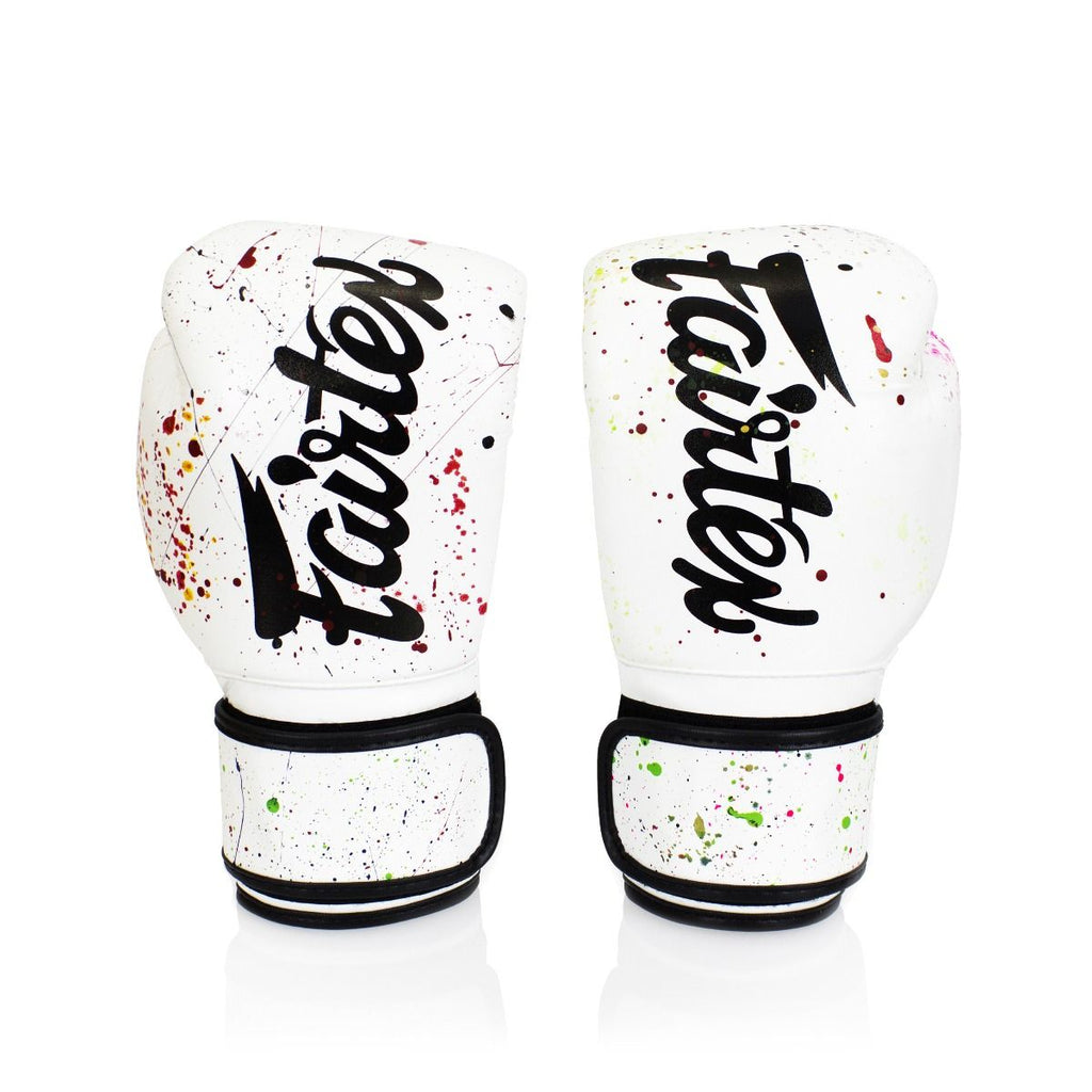 Fairtex BGV14PT Microfiber Bokshandschoenen - Art Collections - Painter - Wit