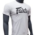 Fairtex Signature Tee - 4 way stretch - Wit
