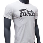 Fairtex Signature Tee - 4 way stretch - Wit
