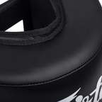 Fairtex SP10 Calfkick Pads - Zwart - Paar – detail van de bovenrand