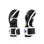Fairtex FGV15 Sparring Handschoenen Dubbele Pols Sluiting - Leer