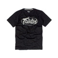 Fairtex TST148 Logo T-Shirt - Zwart - opdruk Zilver