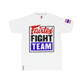 Fairtex - TST51 - Fight Team T-Shirt - Wit - opdruk Rood/Zwart/Blauw