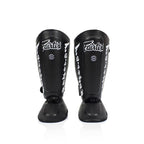 Fairtex SP7 Twister - afneembare Wreef en Scheenbeschermers  - Zwart