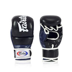 Fairtex FGV18 Super Sparring MMA Handschoenen - Zwart / Blauw