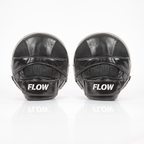 Flow Airmitts - Paar - Echt leer - Zwart/Wit
