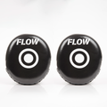 Flow Airmitts - Paar - Echt leer - Zwart/Wit