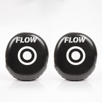 Flow Airmitts - Paar - Echt leer - Zwart/Wit