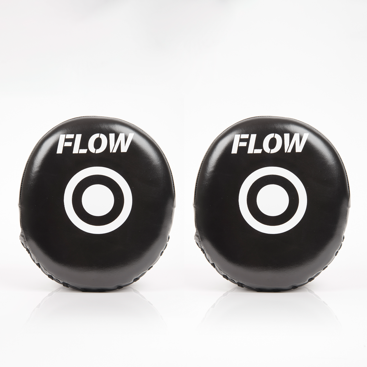 Flow Airmitts - Paar - Echt leer - Zwart/Wit