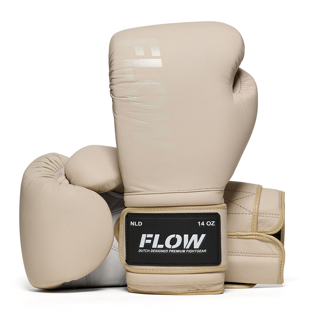 Flow - Challenge Bokshandschoenen - Echt Leer - Beige