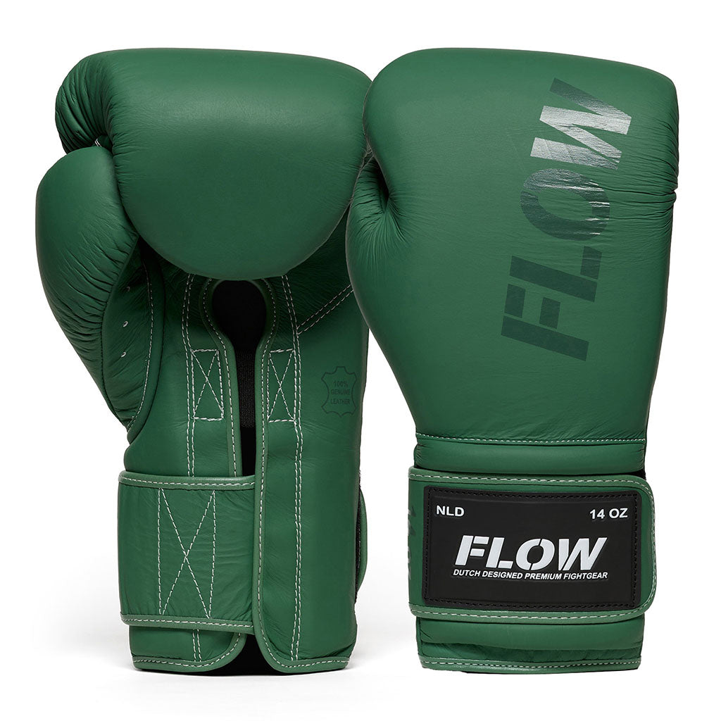 Flow - Challenge Bokshandschoenen - Echt Leer - Groen