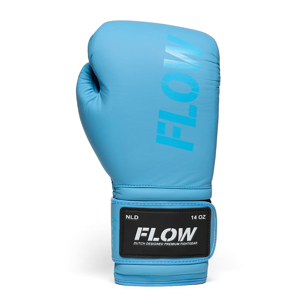 Flow - Challenge Bokshandschoenen - Echt Leer - Lichtblauw