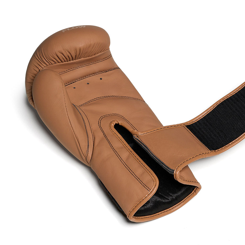 Flow Progress Bokshandschoenen - mat Bruin runderleer