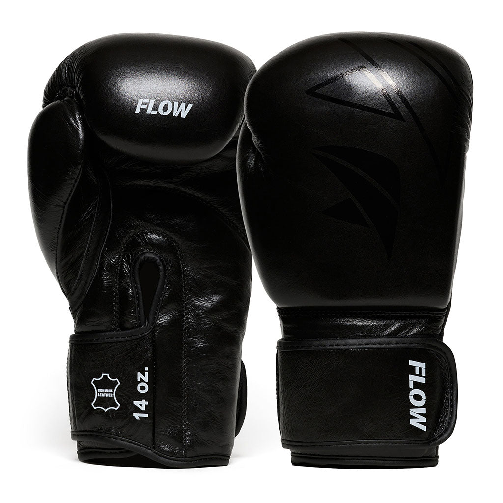 Flow Progress Bokshandschoenen - Zwart runderleer