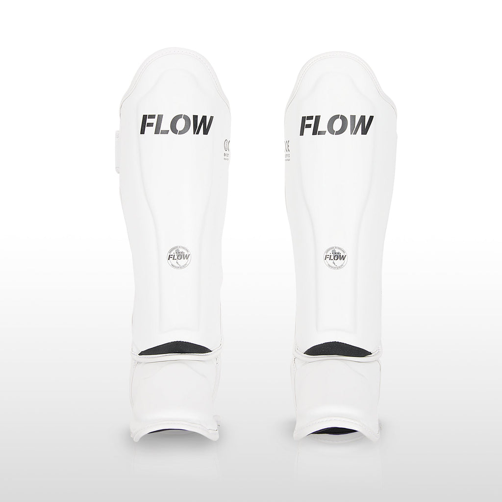 Flow Classic Thai Scheenbeschermers - Wit