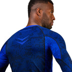 Hayabusa Arrow Ranked Long Sleeve Rashguard - Blauw