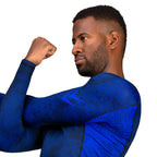 Hayabusa Arrow Ranked Long Sleeve Rashguard - Blauw