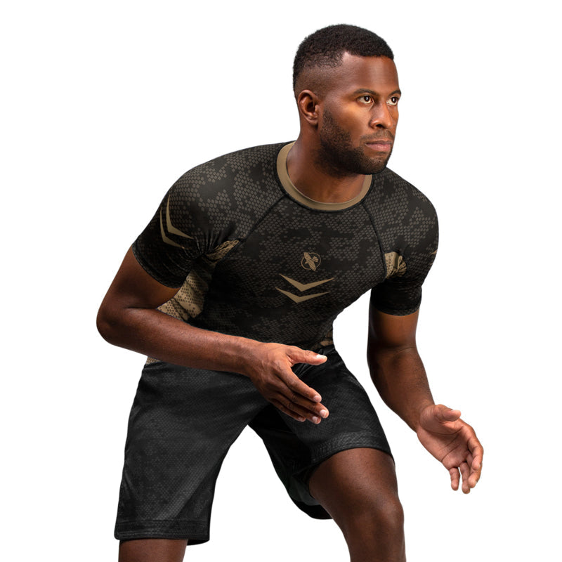 Hayabusa Arrow Ranked Long Sleeve Rashguard - Bruin