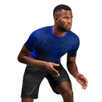 Hayabusa Arrow Ranked Short Sleeve Rashguard - Blauw