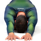 Hayabusa Fusion Long Sleeve Rashguard - Blauw/Groen