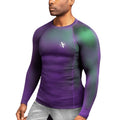 Hayabusa Fusion Long Sleeve Rashguard - Paars / Groen