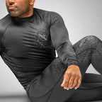 Hayabusa Geo Jiu Jitsu Spats - Zwart / Grijs