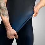 Hayabusa Geo Short Sleeve Rashguard - Zwart / Blauw