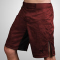 Hayabusa Hexagon Fight Shorts - Bordeaux Rood