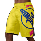Hayabusa Icon Fight Shorts - Geel / Blauw