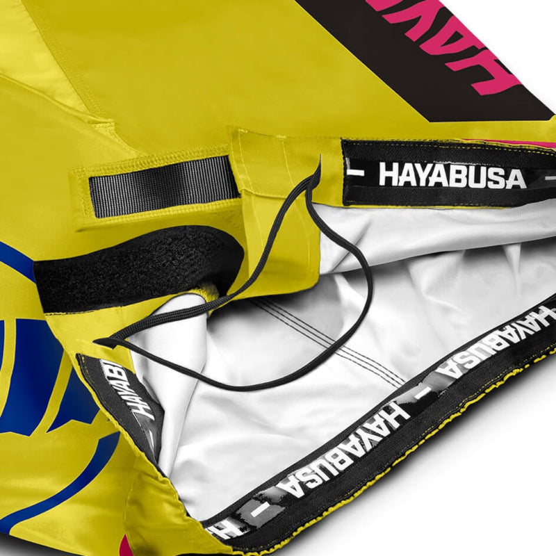 Hayabusa Icon Fight Shorts - Geel / Blauw