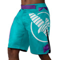 Hayabusa Icon Fight Shorts - Teal / Wit