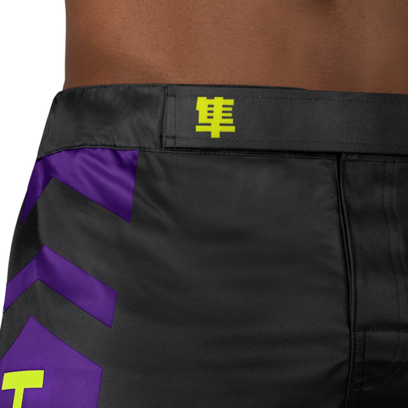 Hayabusa Icon Fight Shorts - Zwart / Neon