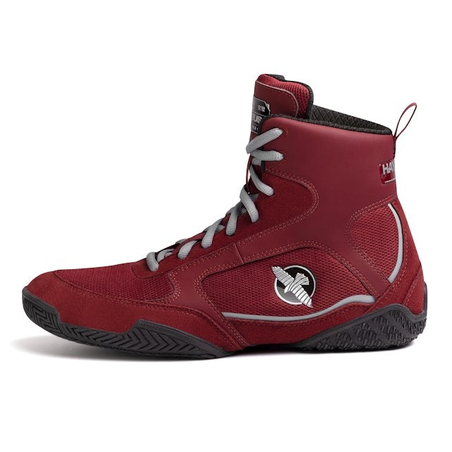Hayabusa Pro Boksschoenen - Donkerrood/grijs