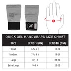 Hayabusa Quick Gel Handwraps - Grijs