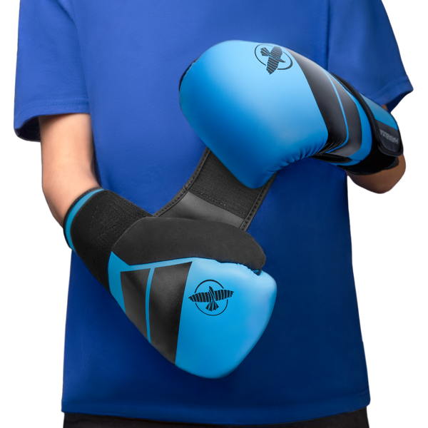 Hayabusa S4 Jeugd Bokshandschoenen - Cyaanblauw